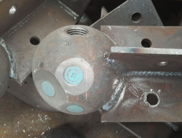 铜川螺栓球球塞，网架配件